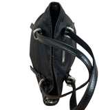 Burberry Vintage Blue Label Nylon Bucket Tote Bag