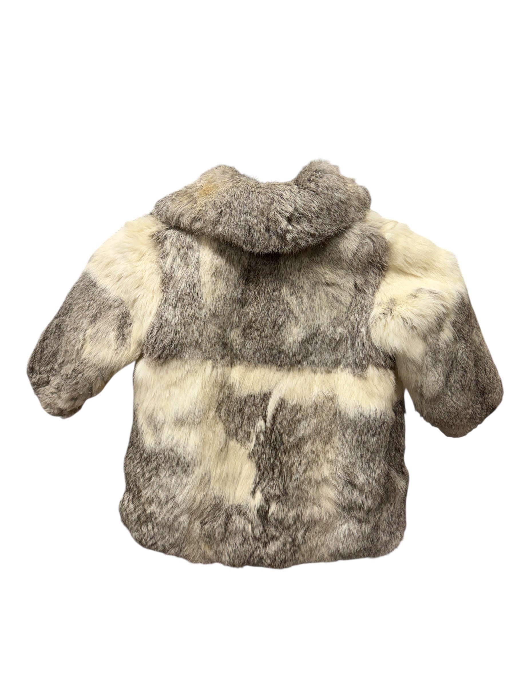 Vintage Ivory/Brown Chinchilla Fur Coat (Toddler's)