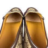 Gucci Horsebit GG Canvas Platform Loafers