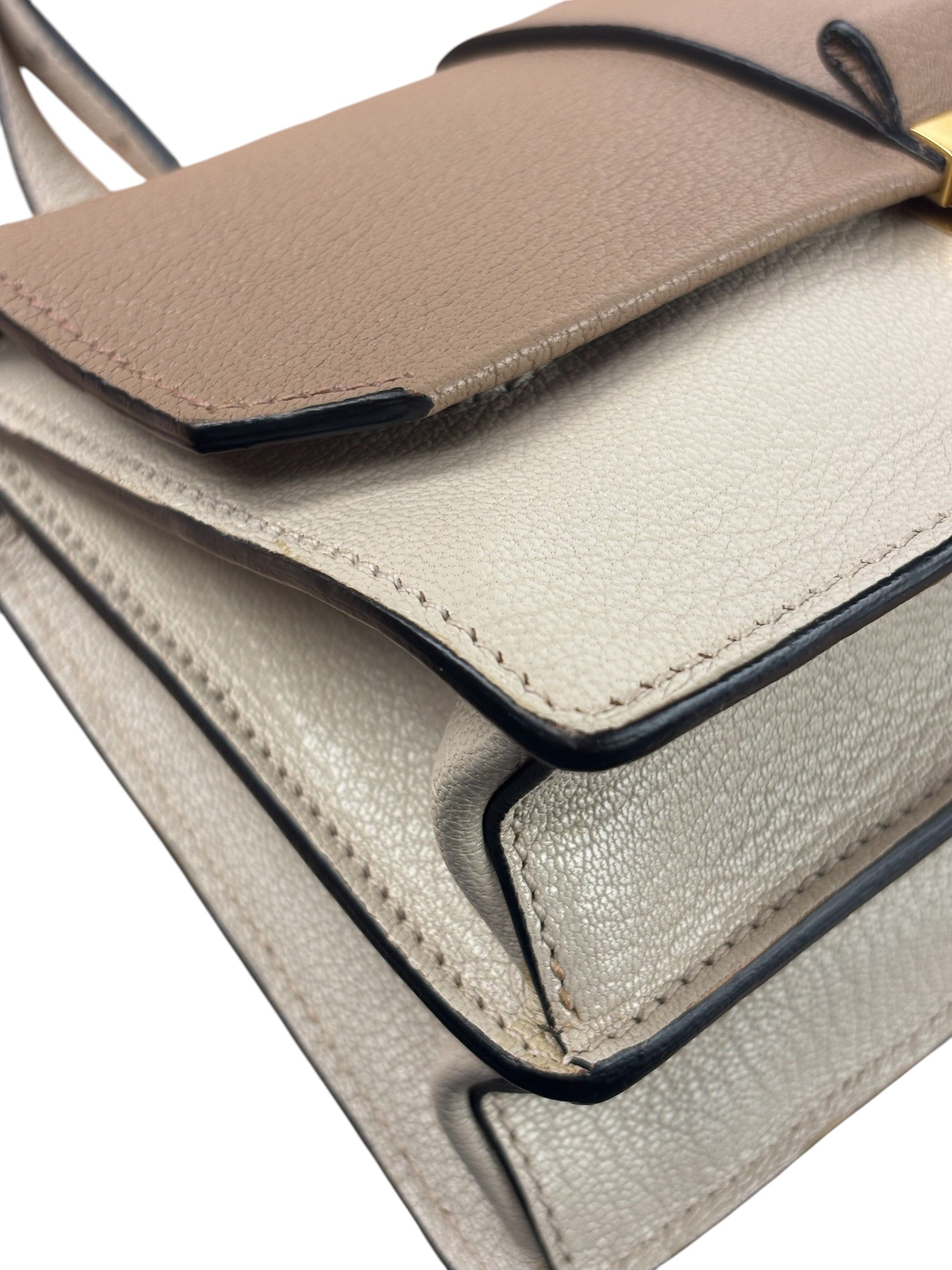 Miu Miu Beige/Cream Madras Small Crossbody Bag