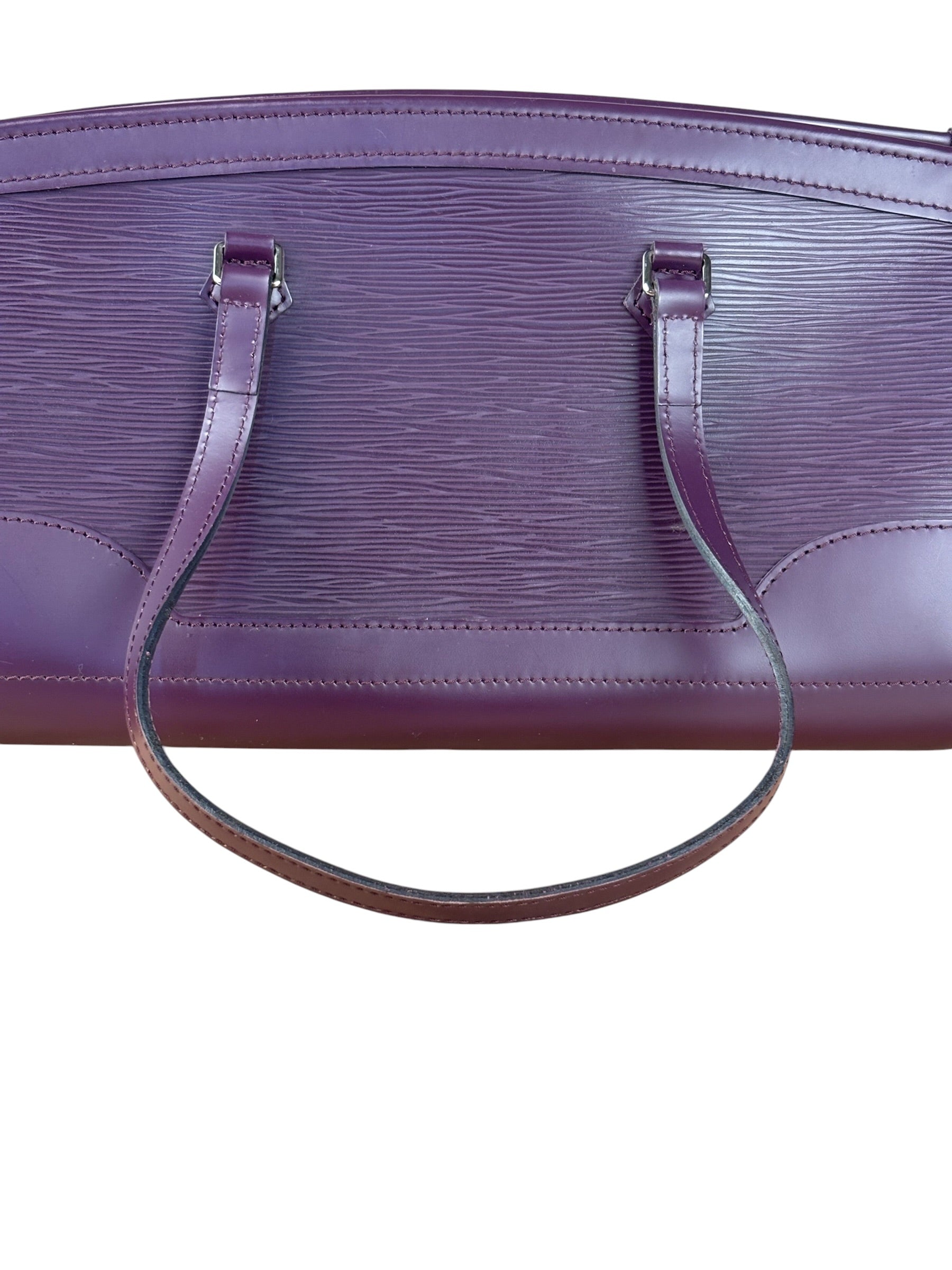 Louis Vuitton Purple Madeleine Epi Leather HandBag