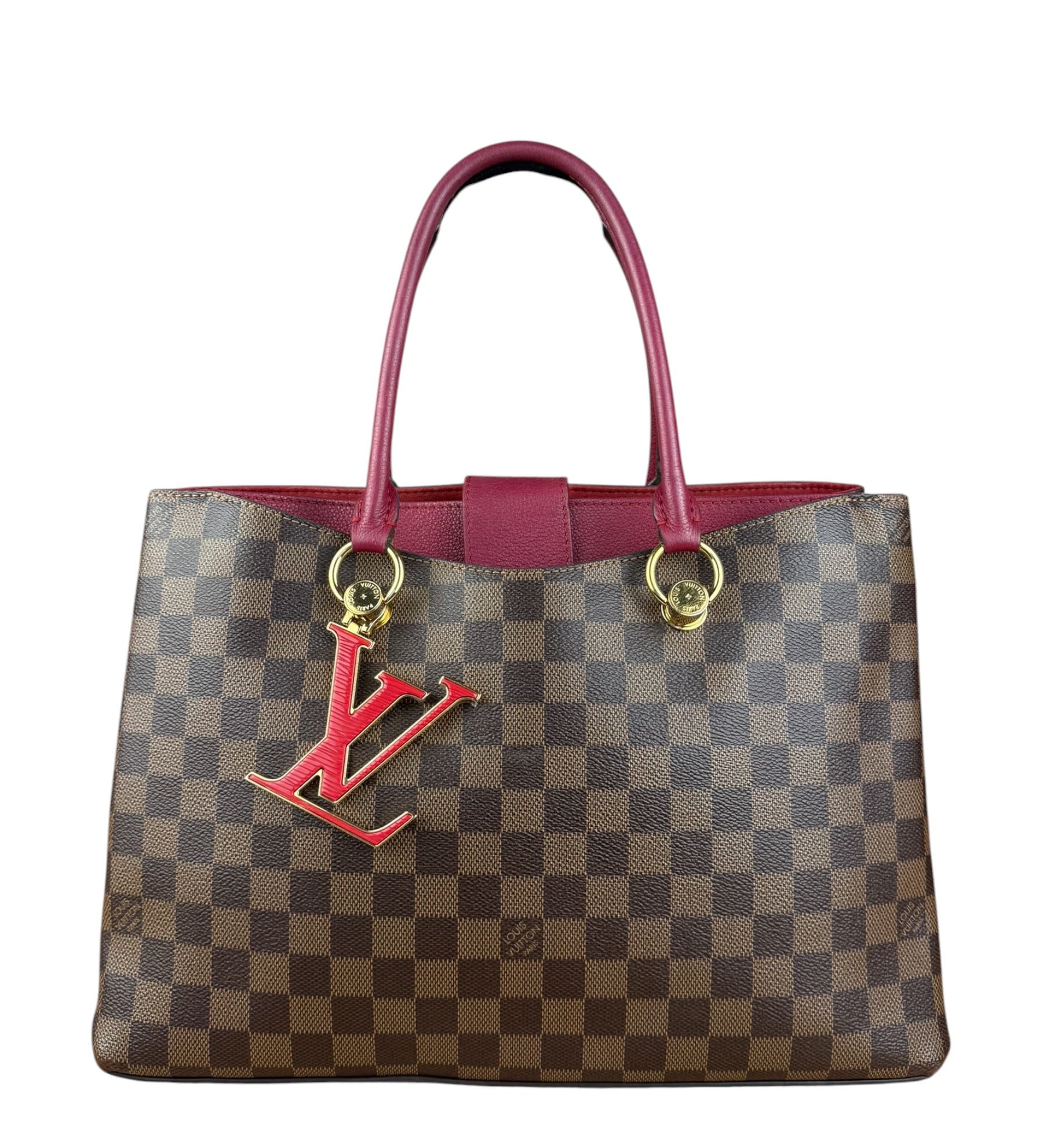 Louis Vuitton Damier Riverside Tote Fuchsia