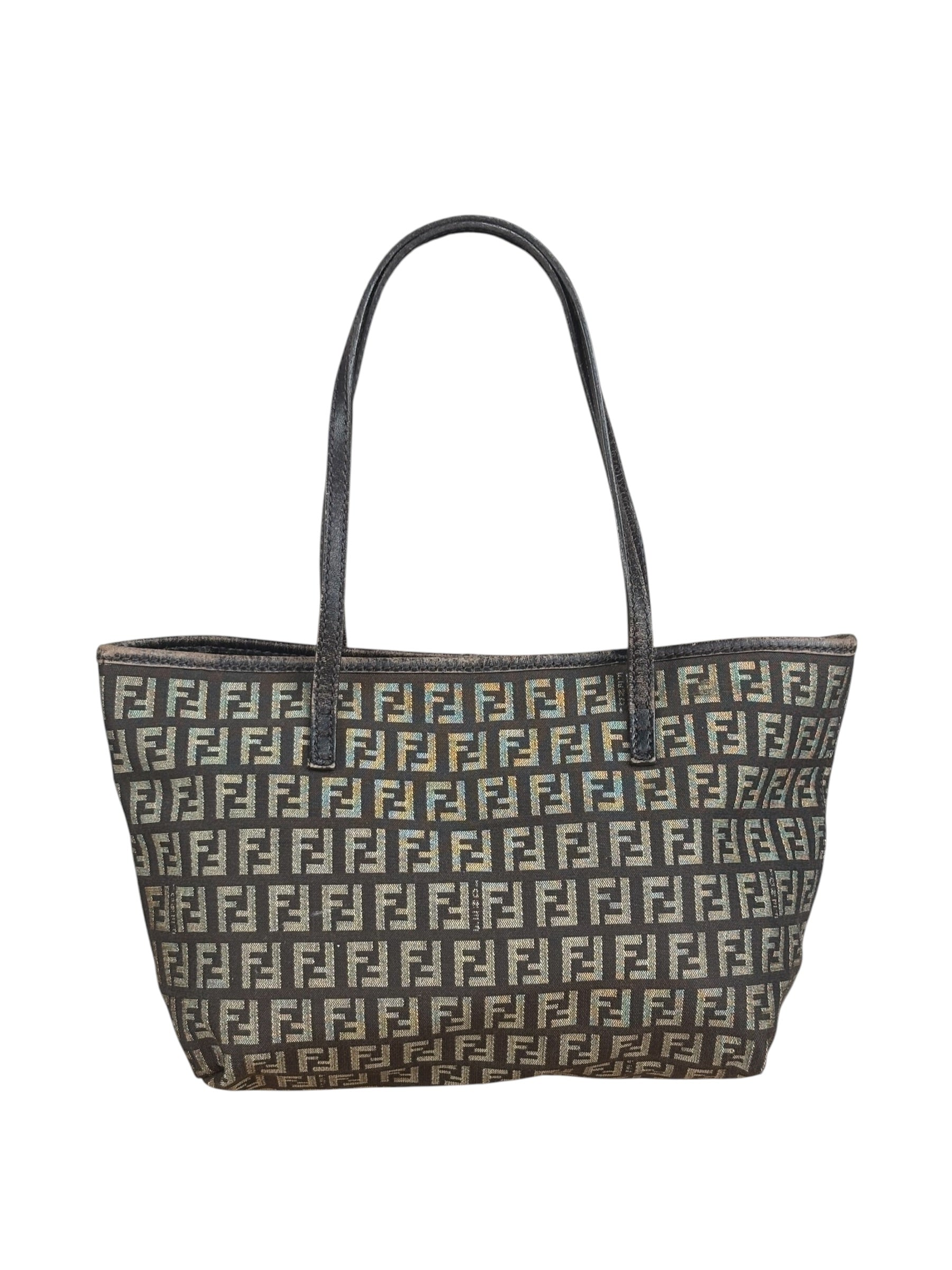 Fendi Vintage FF Zucchino Tote Bag