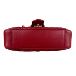 Gucci GG Red Marmont Matelasse Shoulder Bag