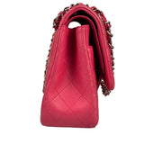 Chanel Pink Quilted Lambskin Jumbo Double Flap Bag 2014