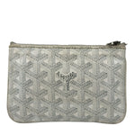 Goyard White Senat Mini Pouch