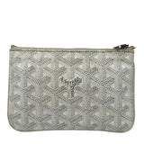 Goyard White Senat Mini Pouch