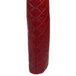 Chanel Red Caviar Quilted Frame Clutch 2012