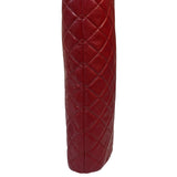 Chanel Red Caviar Quilted Frame Clutch 2012