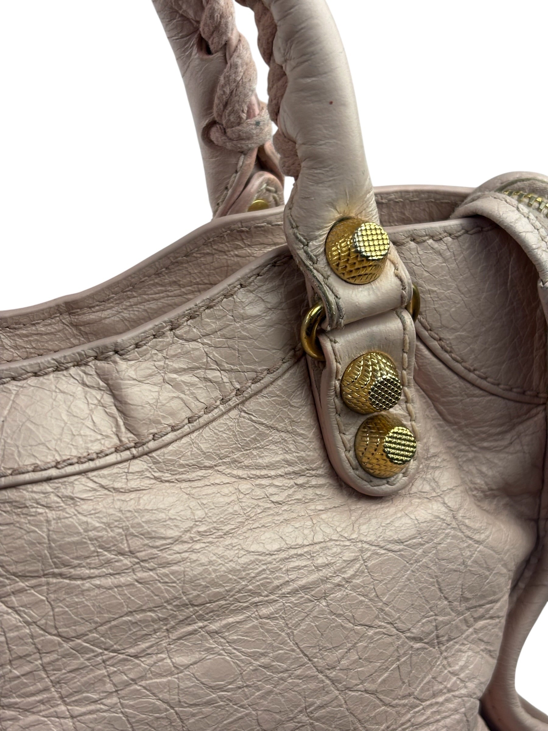 Balenciaga Pink Leather Le City Two-Way Bag