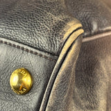 Prada Bicolor Cervo Ombre Leather Top Handle Bag