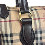 Burberry Vintage House Check Haymarkett Chester Bowling Handbag