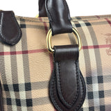 Burberry Vintage House Check Haymarkett Chester Bowling Handbag