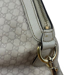 Gucci Vintage Beige Leather GG 2Way Bag