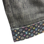 Louis Vuitton Grey Denim Cropped Pants