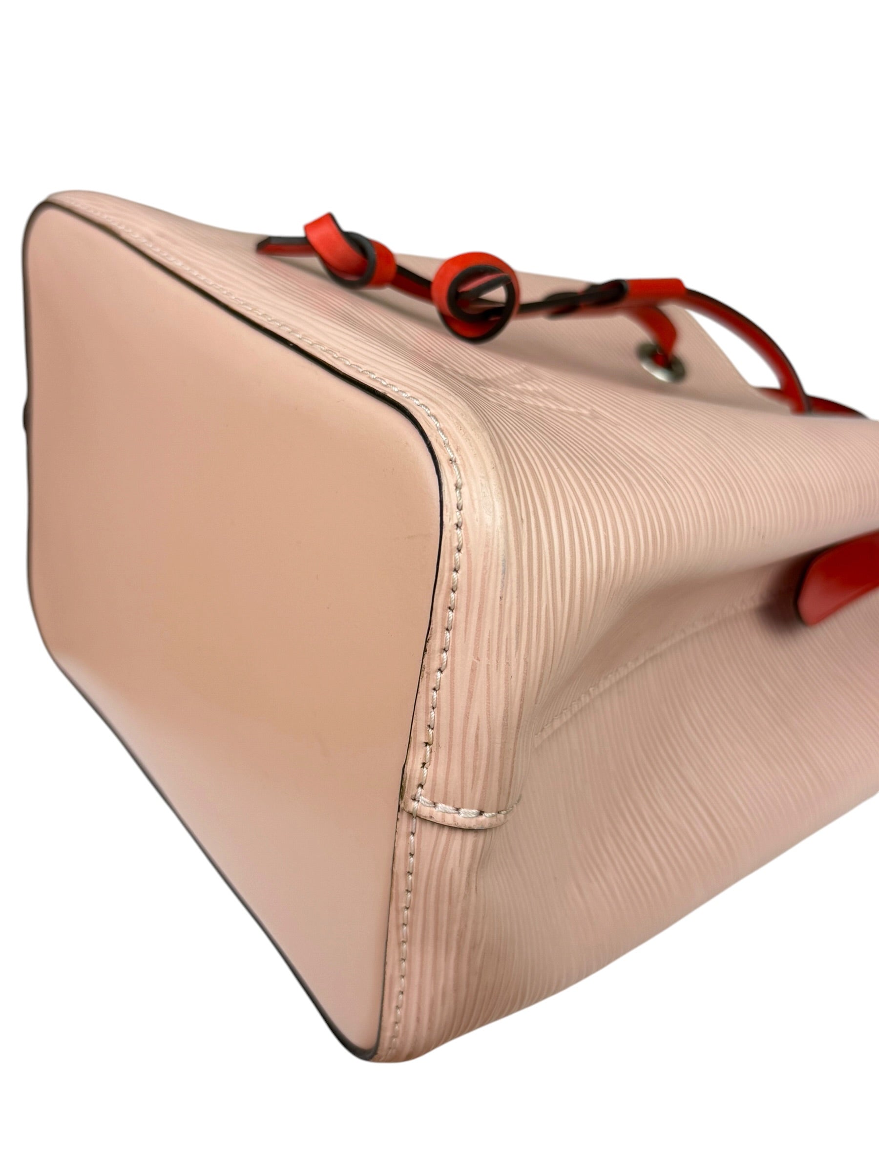 Louis Vuitton Epi Rose Ballerine NeoNoe BB Bucket Handbag