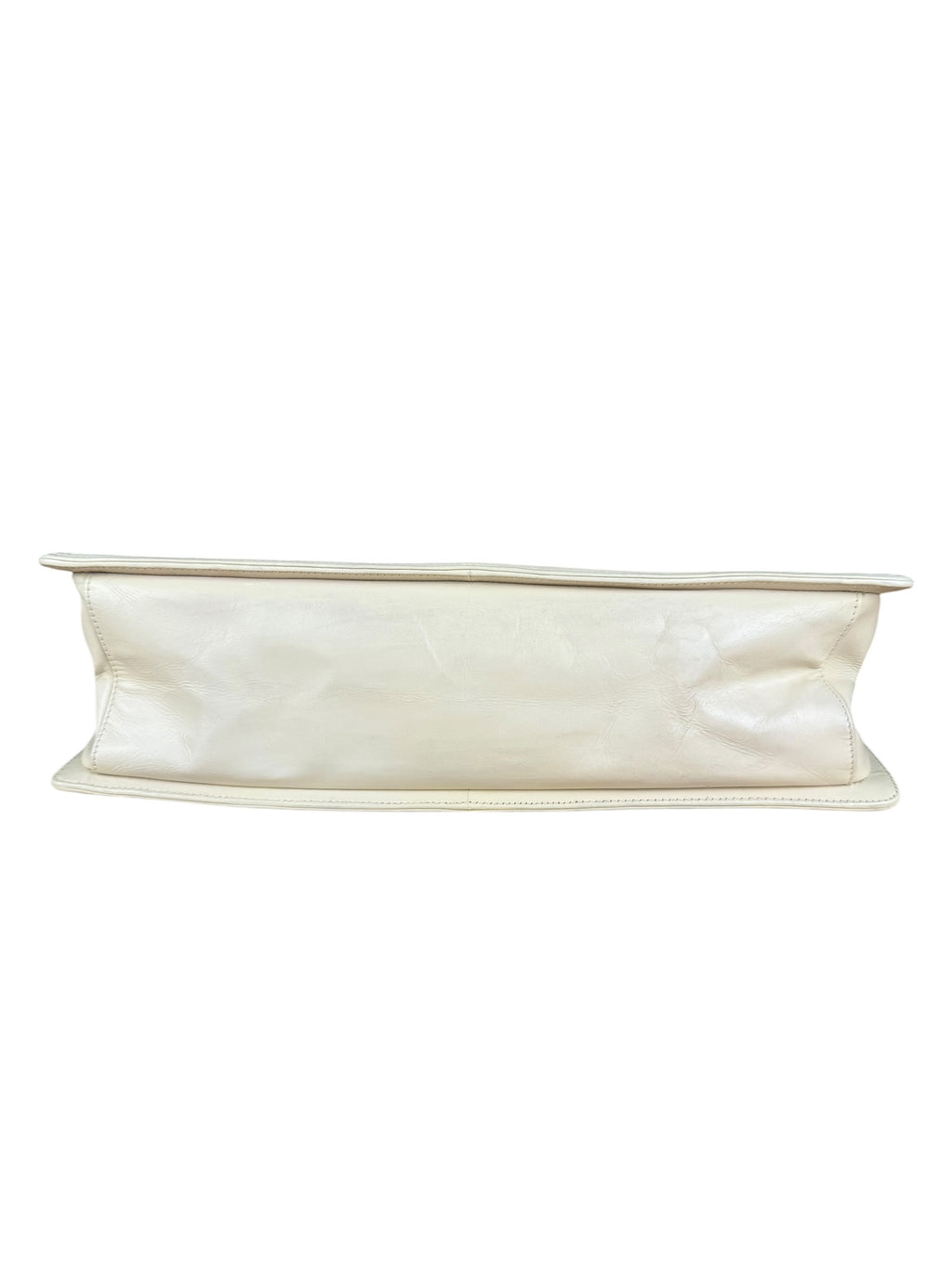 Chanel Ivory Leather Large Jetsetter Boy 2Way Handbag 2011