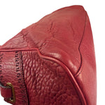 Fendi Red Grained Leather Etniko Shoulder Bag