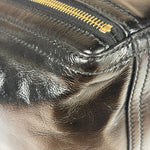 Yves Saint Laurent Black Patent Leather Downtown Tote