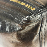 Yves Saint Laurent Black Patent Leather Downtown Tote