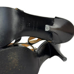 Hermes Sac Depeche Black Leather Heels