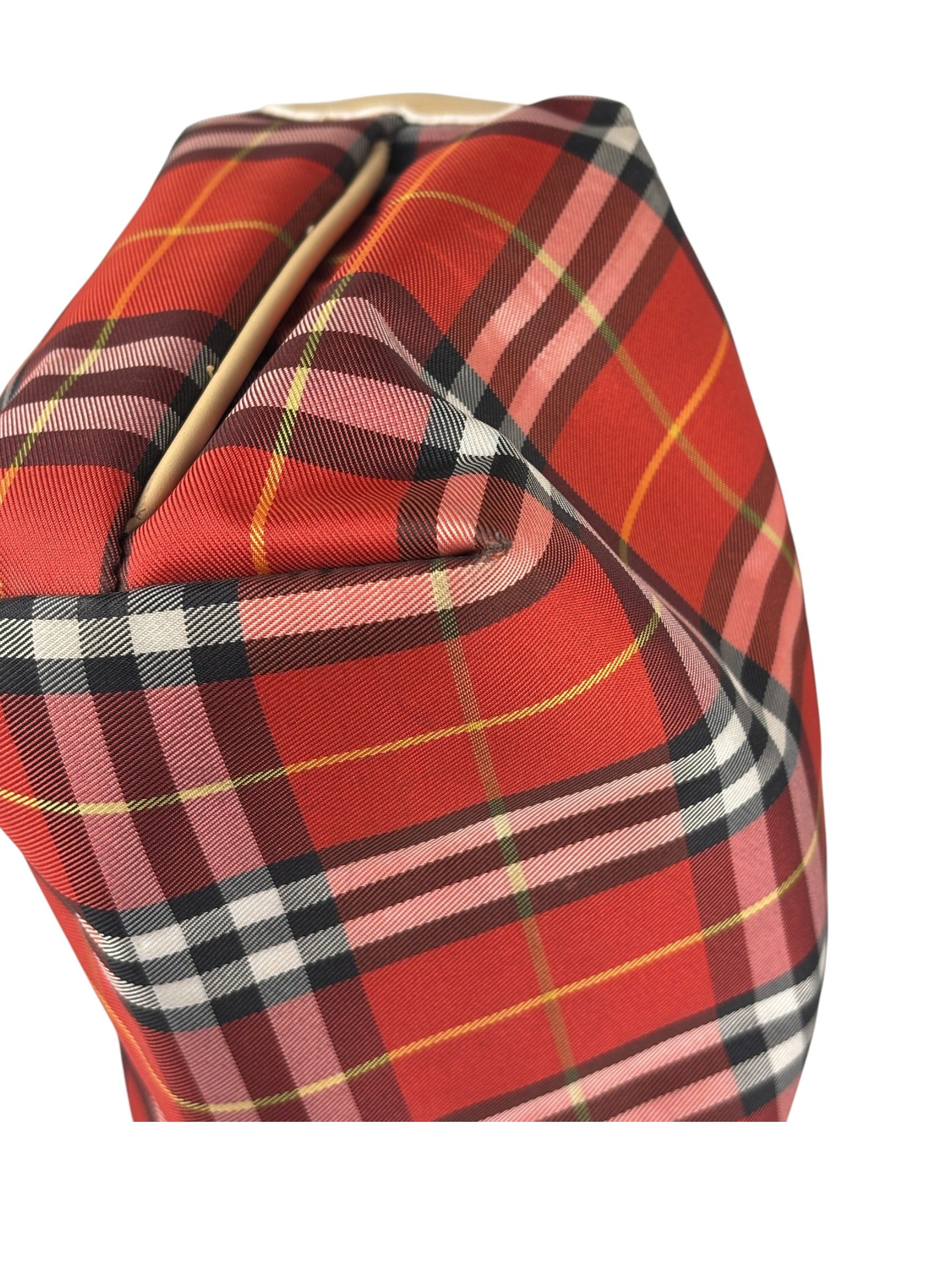 Burberry Vintage Red House Check Mini Handbag