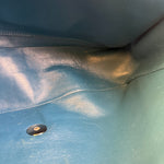 Chanel Teal Blue Jersey Large Flap Bag 2009