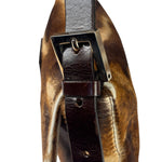Fendi Pony Hair/Leather Trim Baguette