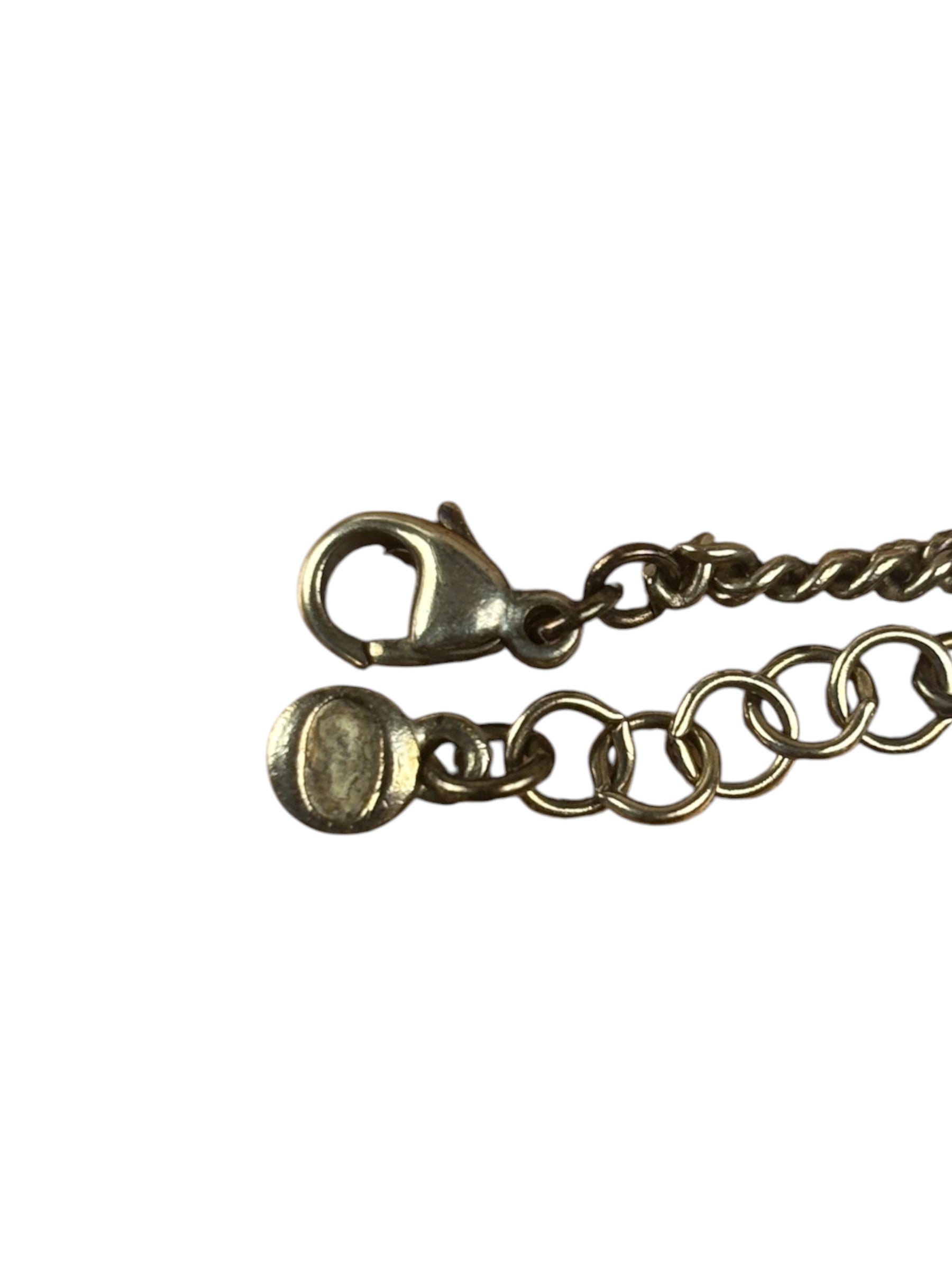Chanel Vintage Double Medallion Charm Bracelet