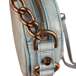 Balenciaga Light Blue Le Cagole Heart Mini Bag