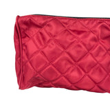 Prada Vintage Red Quilted Nylon Pouch MV599