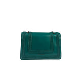 Bvlgari Green Leather Serpenti Forever Shoulder Bag