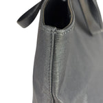 Burberry Grey Nylon/Leather Trim Tote