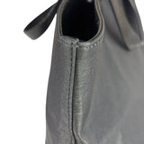 Burberry Grey Nylon/Leather Trim Tote