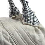 Fendi Vintage White Nappa Leather Spy Shoulder Bag