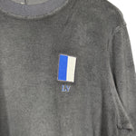 Louis Vuitton Black Terry Cloth Logo Pullover