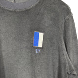 Louis Vuitton Black Terry Cloth Logo Pullover