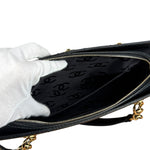 Chanel Black Choco Bar Stitch Caviar Chain Tote 2002