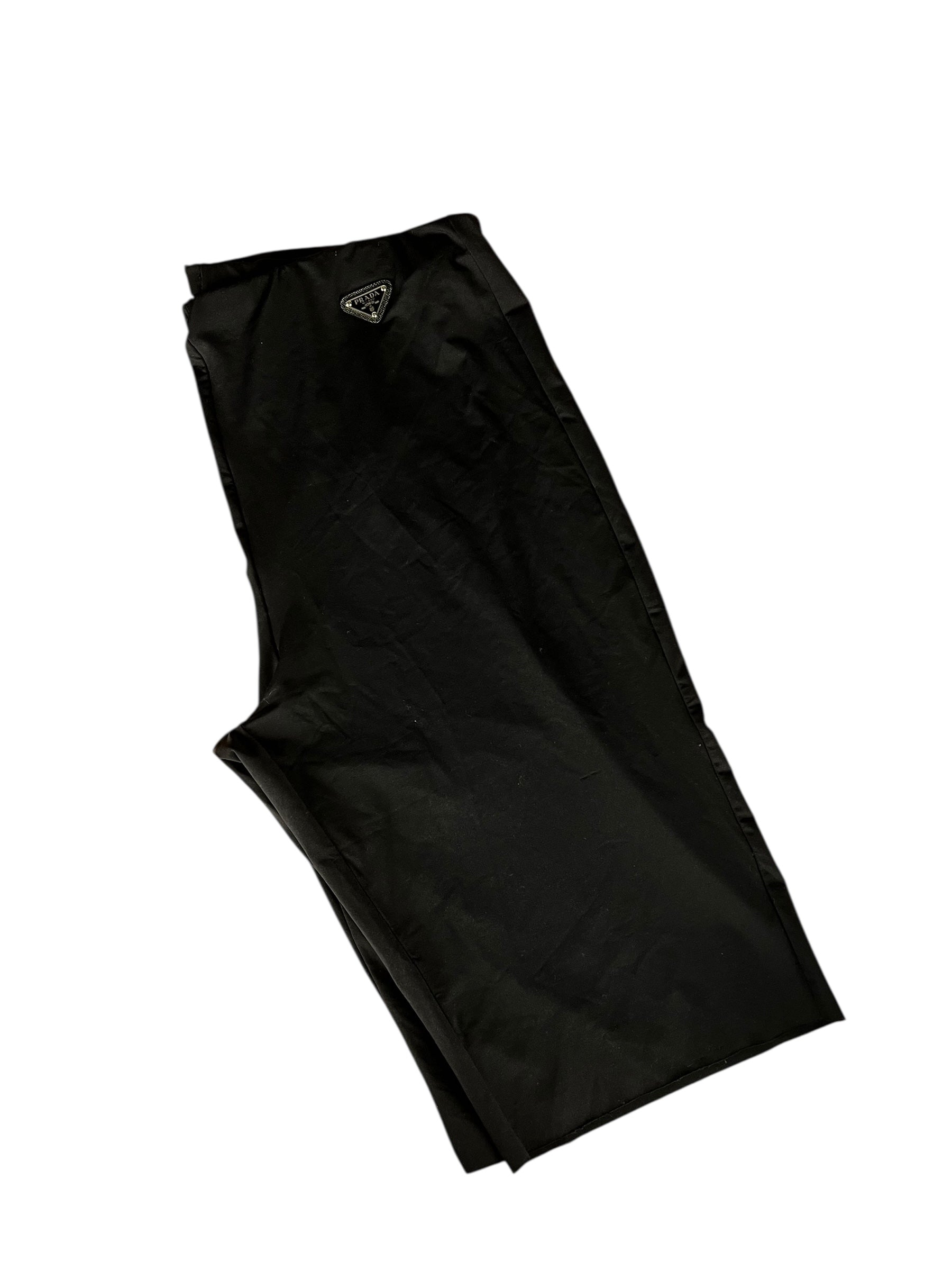Prada Black Jersey Stretch Biker Short
