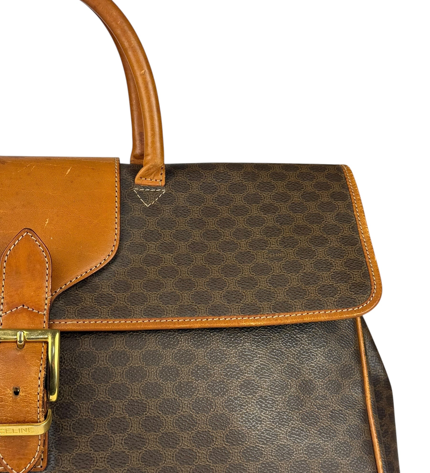 Celine Vintage Macadam Travel Bag