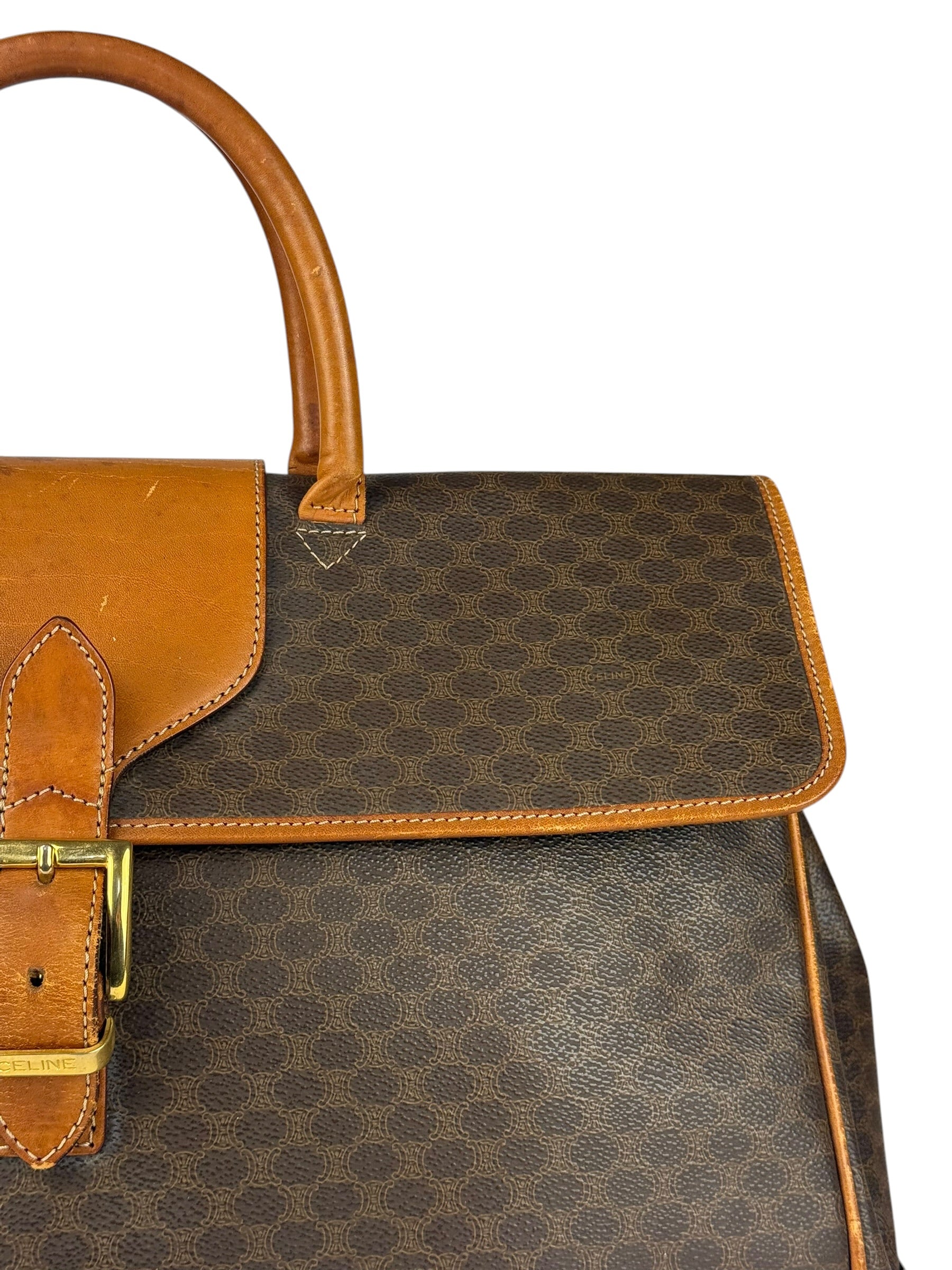Celine Vintage Macadam Travel Bag