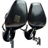 YSL Black Opyum YSL Logo Heels