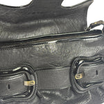 Fendi Black Patent Leather Trim B Bis Shoulder Bag