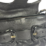 Fendi Black Patent Leather Trim B Bis Shoulder Bag