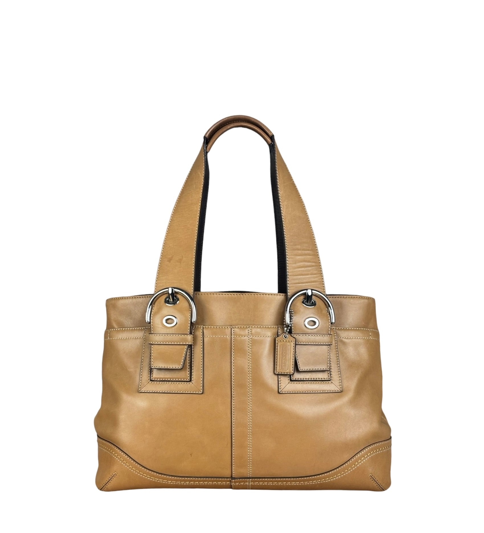 Coach Vintage Tan Brown Soho Shoulder Bag