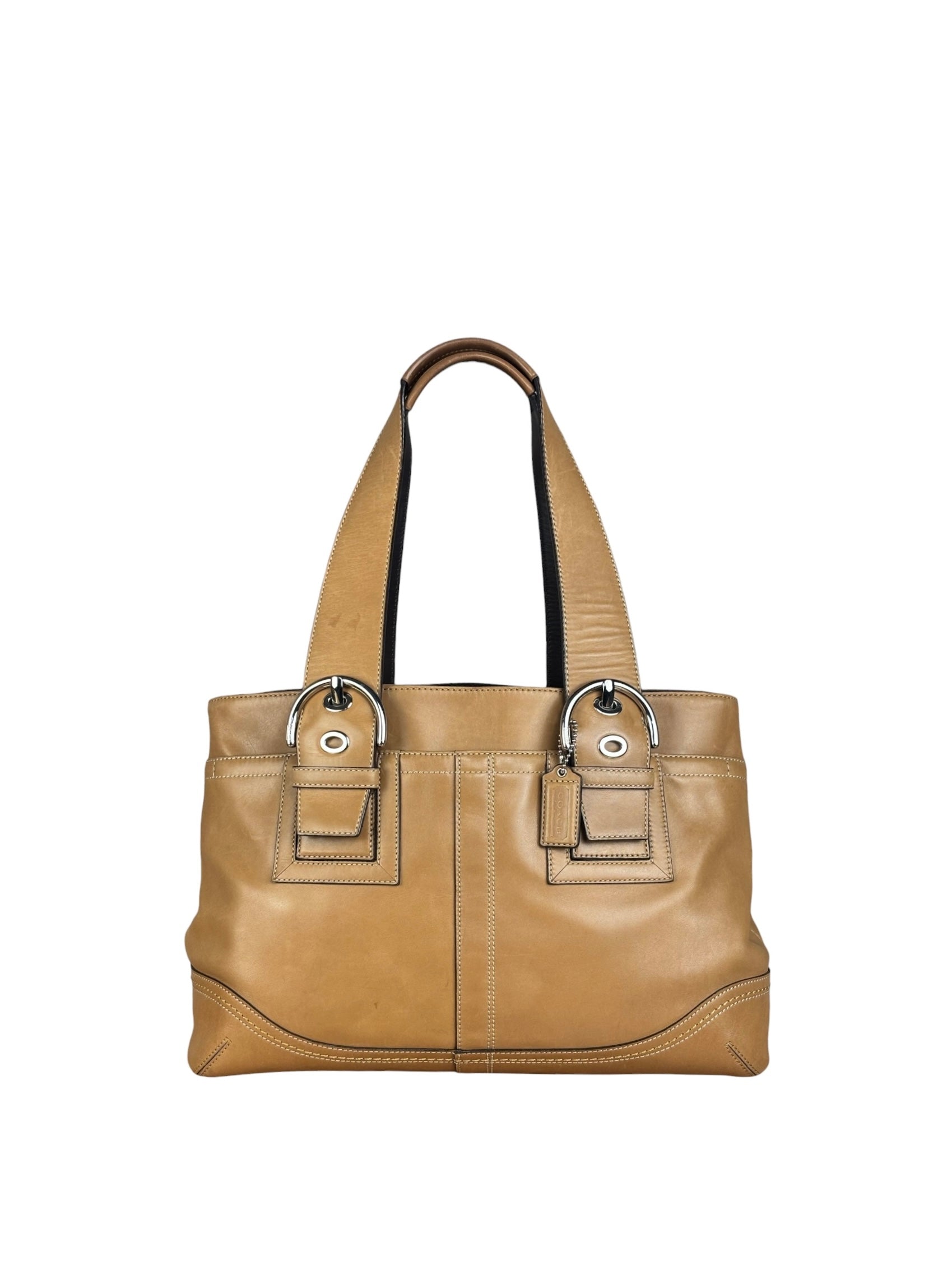 Coach Vintage Tan Brown Soho Shoulder Bag
