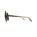Celine Vintage Gold Round Frame Sunglasses