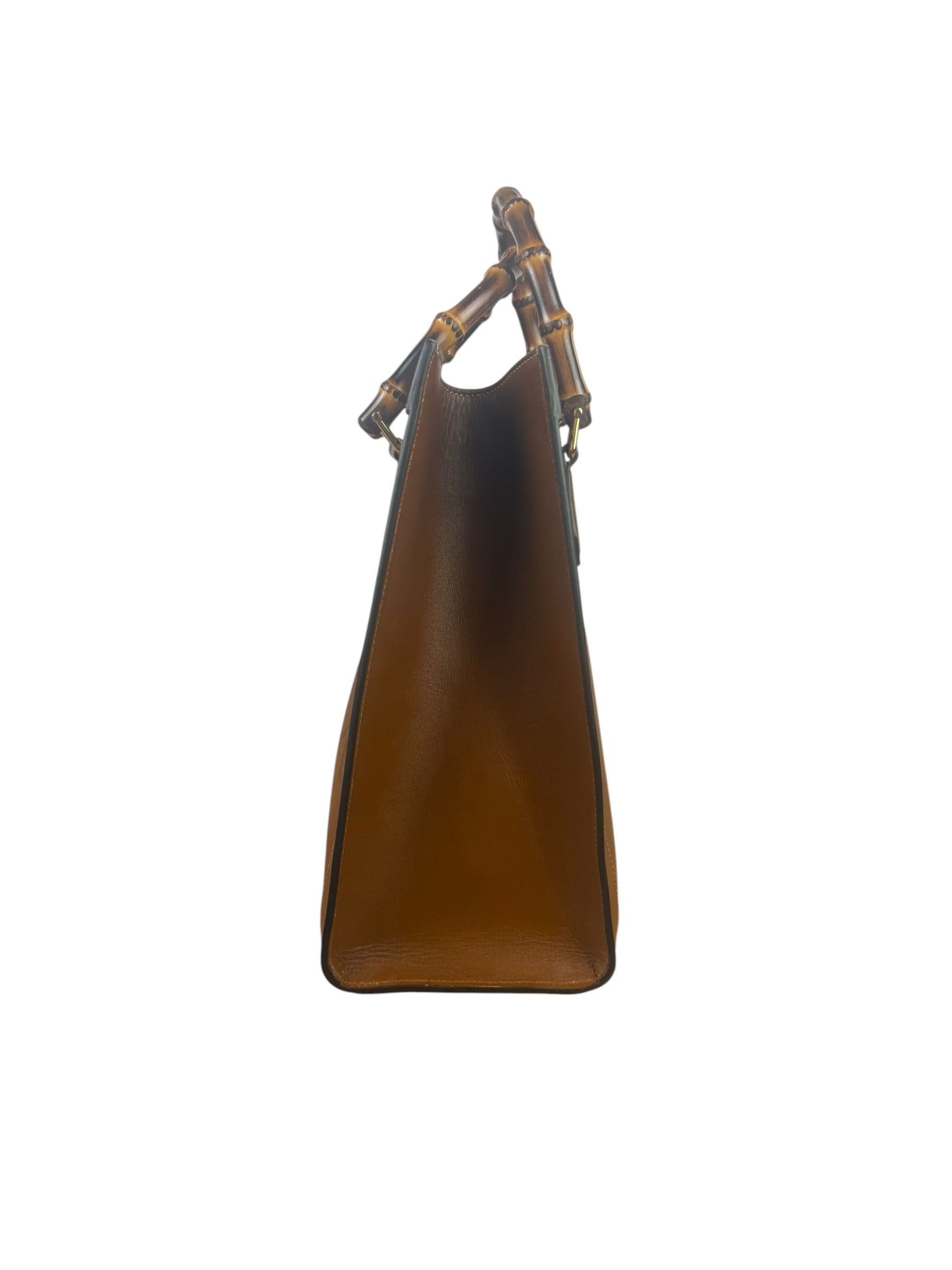 Gucci Peanut Brown Leather Diana Medium Tote