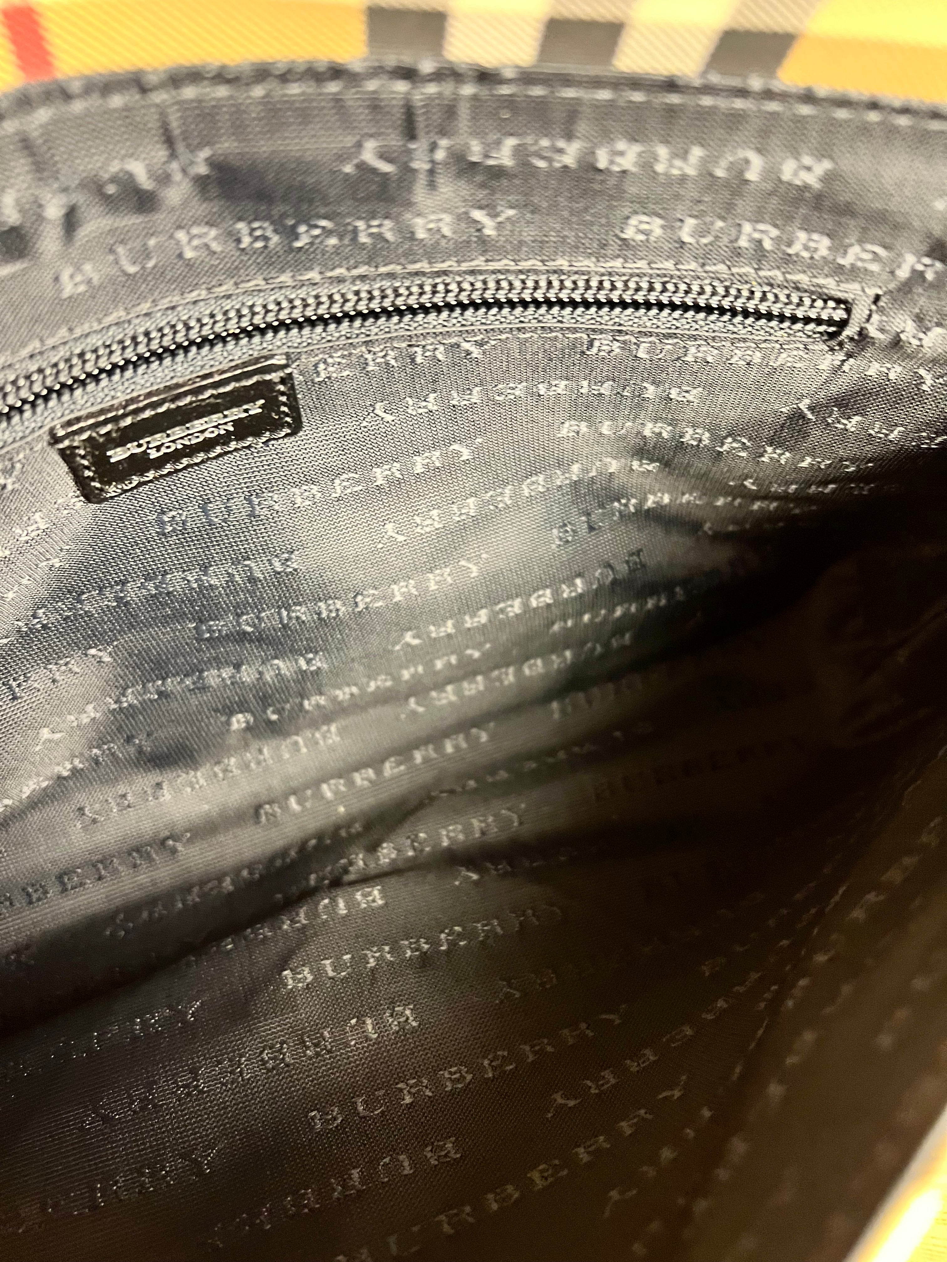 Burberrys Nova Check Flap Shoulder Bag