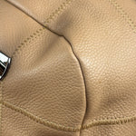 Chanel Beige Caviar Chocolate Bar Boston Bag
